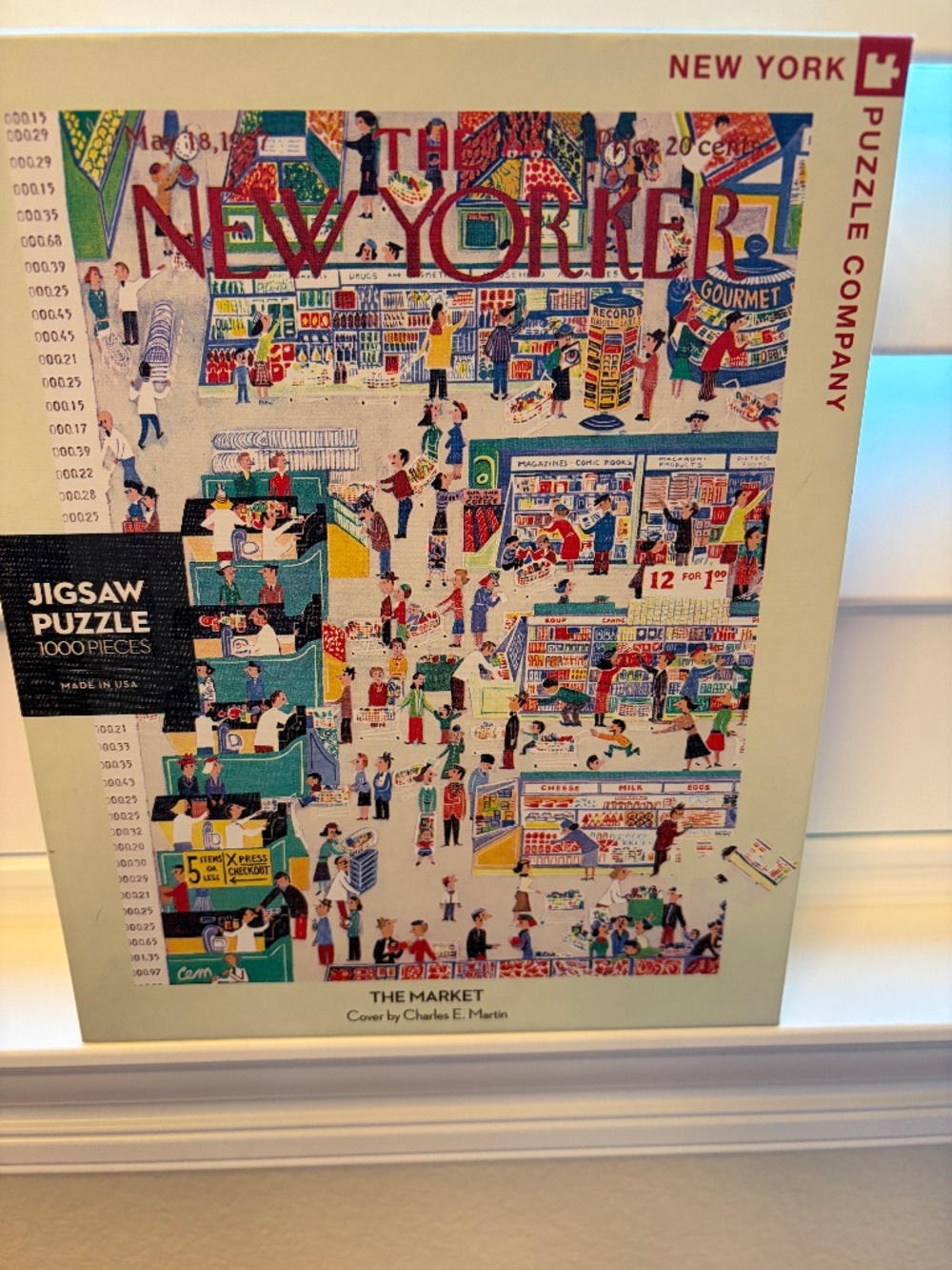 New Yorker 1000 piece puzzle "The Market" - Picture 4 of 8